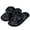 Black, variant on DL Women's Memory Foam Scuff House Slippers Fluffy Velvet Slip on Indoor Bedroom Womens Slippers