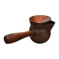 thumbnail image 5 of TISHITA Copper Tea Pot Turkish Coffee Pot Tea Maker Tea Ceremony Accessories 300 ml Hammered Tea Kettle Tea Boiler for Tea Homes House B, 5 of 8