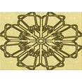 thumbnail image 1 of Ahgly Company Indoor Rectangle Patterned Oak Brown Area Rugs, 7' x 9', 1 of 1