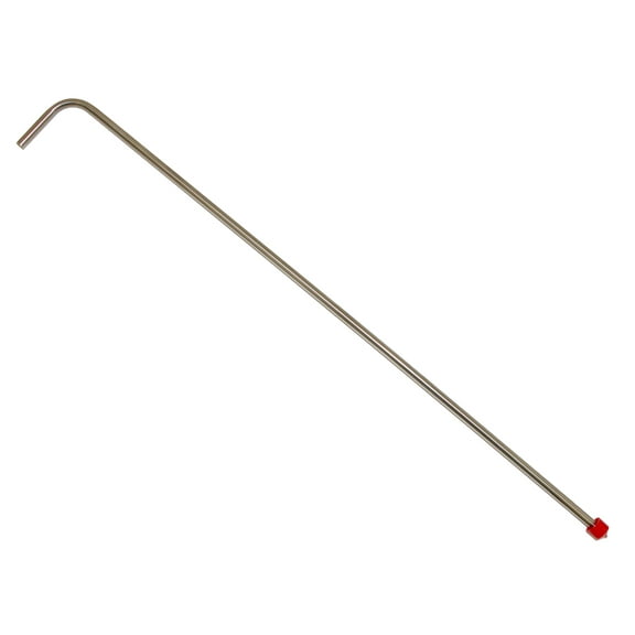 E.C. Kraus Curved Racking Cane: 27" Long / Stainless Steel / 3/8" Tubing