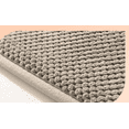 thumbnail image 4 of Xiao Hua Alfombra de baño de felpa peluda y antideslizante, lavable a máquina, gris claro, 40,6 x 60,9 cm, 4 of 5