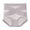 Light Purple, variant on Women High Waist Cotton Underwear Seamless Tummy Control Shapewear Panties Stretch Full Coverage Postpartum Briefs