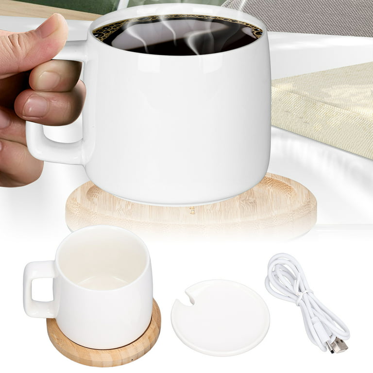 Ceramic Coffee Mug Warmer Pad Cup Heater Coaster Constant