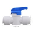 thumbnail image 4 of KAKOWELY hose connector repair Quick Connect Hose Valve For Rv Water Systems With 12mm Male Thread Water Hose Connector Replacement Straight Fitting For Easy Installation And Repair, 4 of 5
