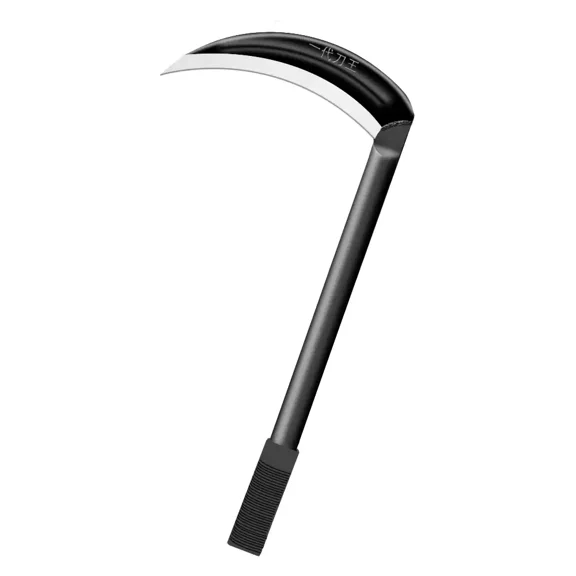 Weeding Sickle, Steel Grass Sickle -Edged Blade, Telescoping Grass Whip, Stand up Weeding Grass Sickle, Lightweight Sickle Garden Tool Long Handle for Garden, Yard