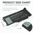 thumbnail image 5 of K5XWW Battery For Dell Latitude 7389 7390 L3180 5285 5289 2 in 1 71TG4 60Wh, 5 of 9