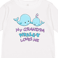 thumbnail image 4 of Inktastic My Grandpa Whale-y Loves Me Boys or Girls Long Sleeve Toddler T-Shirt, 4 of 5