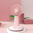 thumbnail image 1 of Boovnll Portable Fan, Adjustable 3 Speed USB Rechargeable Fans Lightweight Compact Handheld Fan for Outdoor, Travel, Camping, Vacation, Summer Gift, Mini Fan - Fan, 1 of 9