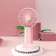 thumbnail image 1 of Ventilador de Mano Usb Recargable Silencioso para Escritorio, Dormitorio, Pequeño, Portátil, para Exteriores, de Alta Potencia Eólica., 1 of 7