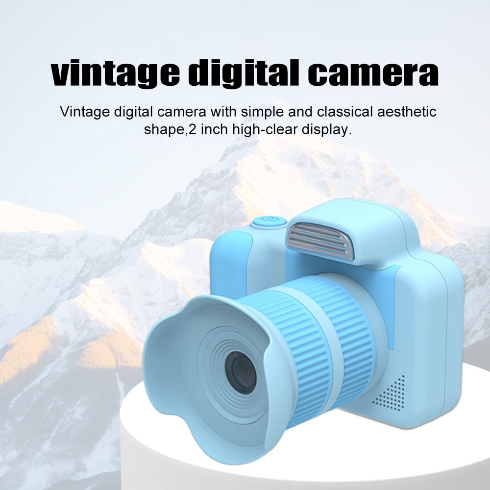 Digital Cameras for Photography 2'' Display 28MP Video Camera for Vlogging with Flash, 360 Degree Rotatable Lens,Support 9 Language,MP3 Player,Built-in 3 Puzzle Games,Multifunctional Point and Shoot