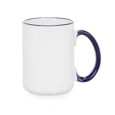 INTBUYING 36 Pcs 15oz Tasses en Céramique Vierges pour Sublimation Tasses Vierges en Porcelaine Revêtue pour Sublimation Tasses à Café et à Thé
