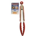 thumbnail image 2 of Starfrit 9" Red Silicone Tongs, 2 of 3