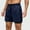 Navy, variant on Hvot&aat Men's Summer Athletic Shorts With Liner Lightweight Casual Elastic Waist Drawstring Shorts Quick Dry Gym Shorts