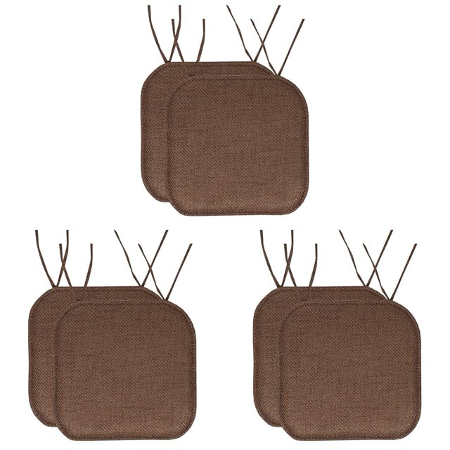 Cojín para silla Sweet Home Collection, espuma viscoelástica, 16 x 16 cm