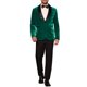 thumbnail image 2 of INSPIRAR CHIC Blazer de Hombre con Solapa de Chal de Un Botón Ajustado para Boda Traje de Tuxedo de Terciopelo Chaqueta L Verde Oscuro, 2 of 4