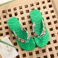 thumbnail image 5 of Domuza Platform Flip Flops for Women Chunky Sole Slides 2026 Summer Indoor Outdoor House Slippers Lightweight Sandals for Wide Feet Green 7.5（EU-39）, 5 of 5