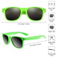 thumbnail image 2 of Gafas de sol de fiesta FEPITO Green para niños, adolescentes y adultos x30, 2 of 7