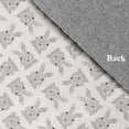 thumbnail image 2 of Simply Daisy 2' x 3' Whisper White Criss Cross Bunnies Easter Chenille Rug, 2 of 3