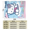 thumbnail image 2 of Hello Kitty Blanket, Super Soft Throw Blanket, Cozy Flannel Blankets For Boys Girls, Warm Blankets For Couch Sofa Bed, 60"X50", 2 of 9