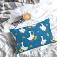 thumbnail image 3 of Salouo Cartoon Goose Pattern Pillow Cases,1PC Pillow Covers with Envelope Closure Decorative Pillow Case for Bed Couch,Pillows Not Included-20"x30", 3 of 6
