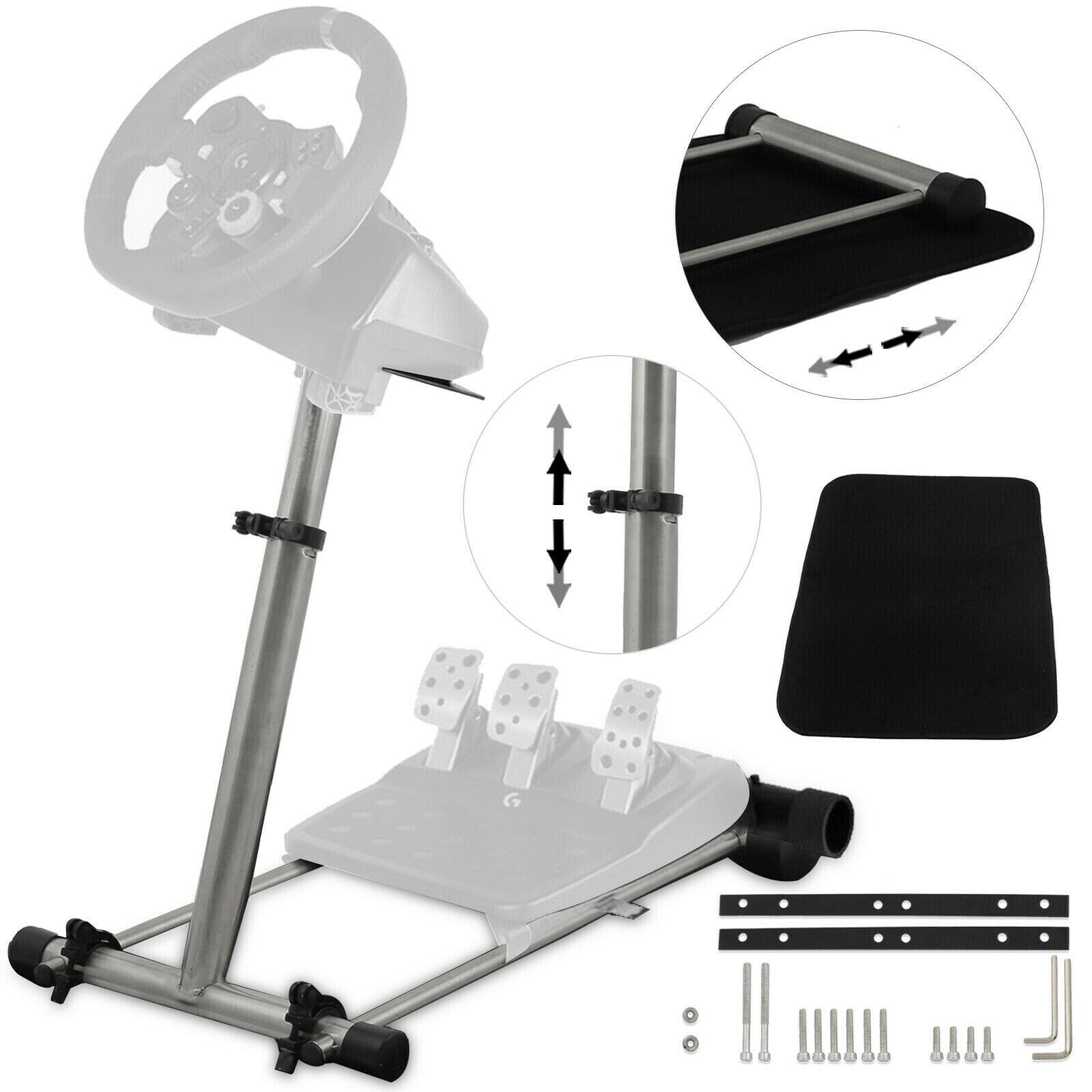 VEVOR Racing Simulator Steering Wheel Stand 360 Degree for Logitech G29