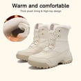 thumbnail image 3 of Cyiecw Women's Snow Boots Winter Waterproof Lightweight Warm Mid-Calf Comfortable Hiking Boots for Women, 3 of 8