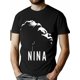 thumbnail image 1 of Camiseta Nina cómoda para hombre, cuello redondo, manga corta, 180 g, para uso deportivo., 1 of 6