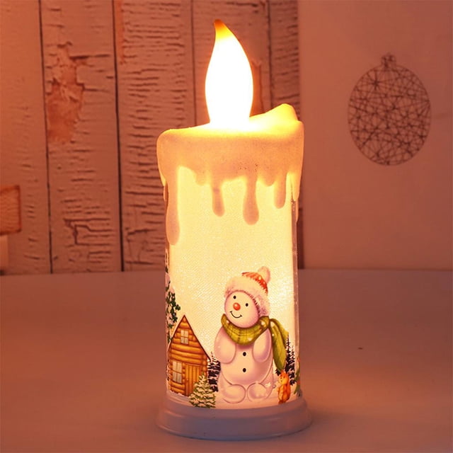 Lámpara de Navidad Yotijar Luz de velas sin llama