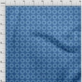 thumbnail image 4 of oneOone Polyester Spandex Blue Fabric Geometric Craft Projects Decor Fabric Printed By The Yard 56 Inch Wide, 4 of 5