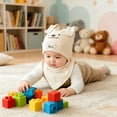 thumbnail image 3 of Kids Hat Cute Puppy Pullover Hat Cotton Set Single Hat for Boy and Girl 7-18 Months, 3 of 7
