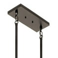 thumbnail image 4 of 7 Light Chandelier With Contemporary Inspirations 19.5 Inches Tall By 25.25 Inches Wide Kichler Lighting 43795Bk, 4 of 4