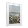 thumbnail image 3 of Stupell Industries Wildflower Coastline Scene White Framed Print Under Glass, design by Sally Swatland, 21 x 17, 3 of 10