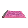 thumbnail image 2 of Ahgly Company Indoor Rectangle Abstract Pink Modern Area Rugs, 7' x 10', 2 of 4