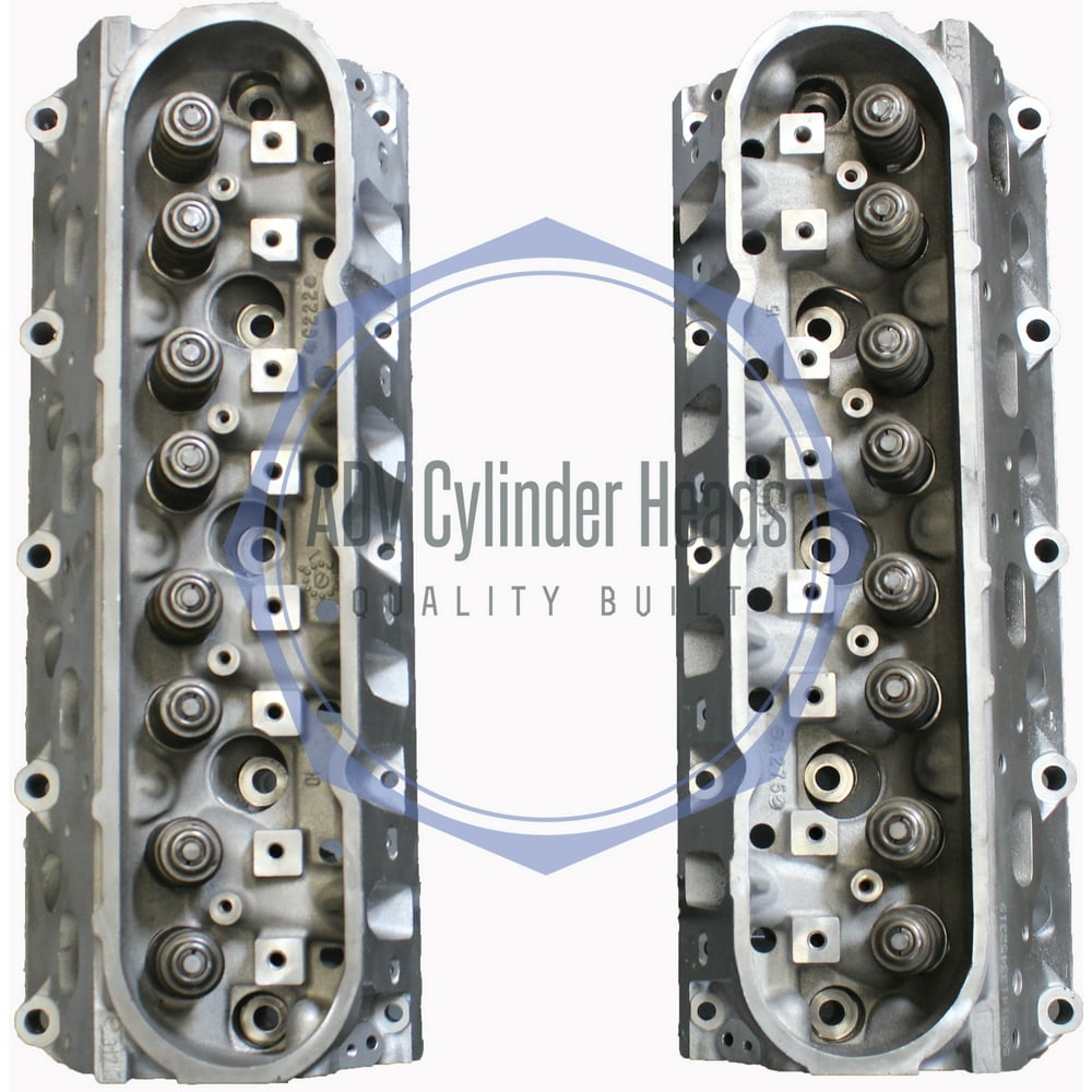 GM Chevy Cylinder Heads PAIR Cast 317 SILVERADO SUBURBAN HUMMER YUKON