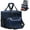 Navy Blue, variant on Small Cooler Lunch Box Mini Leak-Proof Soft Double Deck 24 Can Personal Insulated Collapsible Portable Lunch Bag Ice Chest for Men Women Work Travel Picnic Beach