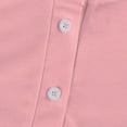 thumbnail image 5 of Polo Shirts for Womens V Neck Lapel Long Sleeve Tops with Collar Button Fall Loose Golf Casual Business Tunic Blouses Pink XL, 5 of 6