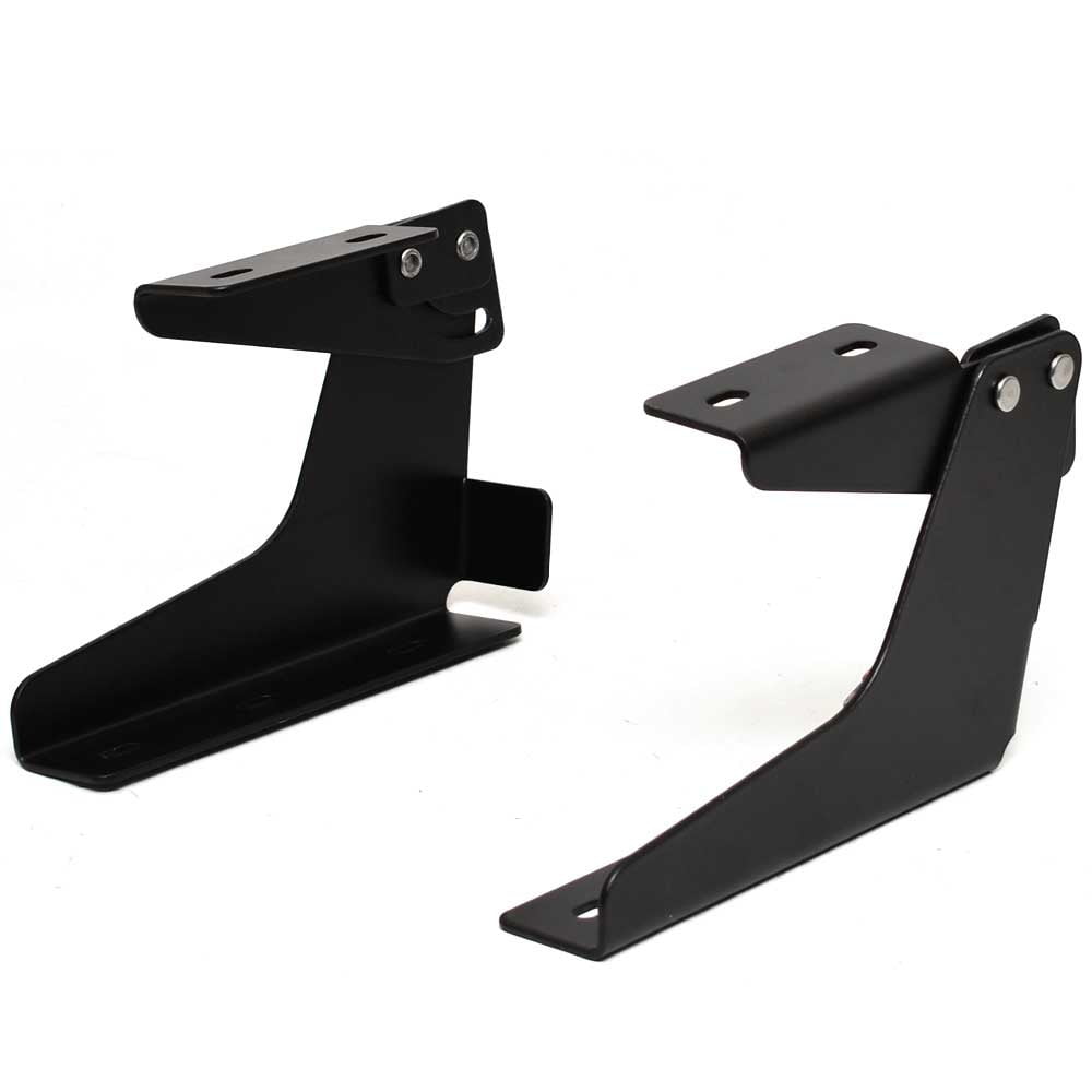 Lund Boat Folding Seat Hinge 2338172 Black Aluminum (Set Of 2