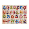 thumbnail image 2 of Kids Wooden Peg Puzzles Set With Alphabet Numbers Fruits Animals And Vehicles, 2 of 9