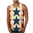 thumbnail image 2 of Tanques para Hombre de Verano Suelto Chaleco Impresión Deportivo Cuello Redondo, Camisa sin Mangas Casual para Al Aire Libre Y Diario, 2 of 5