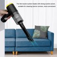 thumbnail image 4 of Wireless Car Vacuum Cleaner with 3700Pa Strong Suction - 60W Powerful Motor, 2×1800mAh Rechargeable Battery, Multi-Scene Use for Car/Home/Office, Transparent Dustbin, Washable Filter, Black Color,, 4 of 6