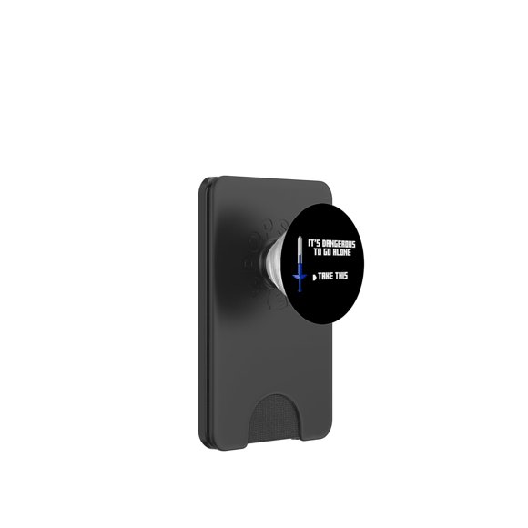 PopSockets PopWallet para MagSafe Es peligroso ir solo