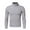 Gray, variant on Men's Turtleneck Shirts, Long Sleeve Cotton Pullover Sweaters Mock Neck Knitted T Shirt Basic Slim Fit Tee Tops Black XL