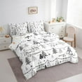thumbnail image 3 of Manfei Xmas Tree 7-Piece Twin Bedding Sets for Teens Boys Girls,Merry Christmas Bedding Comforter Set,Happy New Year Breathable Sheet Sets,Ultra Soft Home Decor,Reversible, 3 of 8