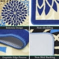 thumbnail image 3 of Runner Rugs for Hallway, Yamaziot 2'x10' Laundry Room Rug, Washable Non Slip Kitchen Mat, Bathroom Floor Carpet, Blue, 3 of 5