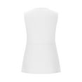 thumbnail image 4 of Jalioing Summer V Neck Tank Tops for Women Casual Flowy Sleeveless Tunic Shirt Fashion Solid Color Tees Tops, 4 of 9