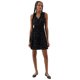 thumbnail image 1 of Vestido GAP sin mangas con cuello dividido en puntos blancos y negros para mujer, 1 of 2