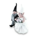 thumbnail image 2 of Homestyles Bride & Groom Wedding Gnome Married Couple Home & Garden Collectible Large Outdoor Statue 14"H, 2 of 6