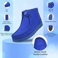 thumbnail image 2 of HAMARA JOE Mens Waterproof Suede Leather High Top Casual shoes Moc Toe Chukka Boots, 2 of 8