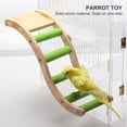thumbnail image 3 of Cheers.US Pet Bird Toy Log Color Interactive Wooden Parrot Climbing Ladder Play Toys Cage Accessory Fine Workmanship,Parrot toy is Detachable, Safe, Firm, and Does Not Hurt the Pets Mouth, 3 of 16