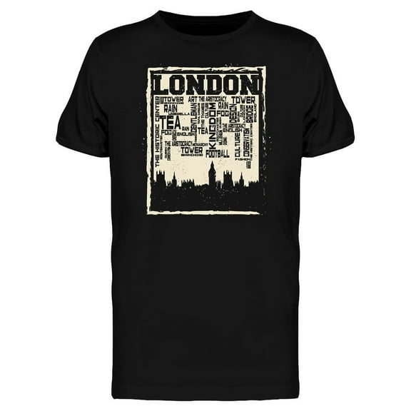London City Grunge Design T-Shirt Men -Image by Shutterstock, Male 3X-Large